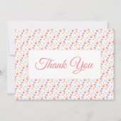 Einfache Blume Dankeskarte (Vorderseite)