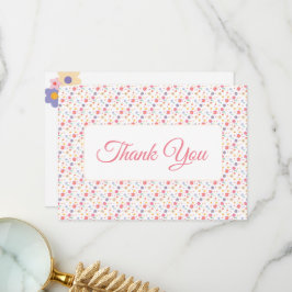 Einfache Blume Dankeskarte