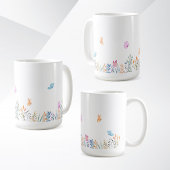 Einfache Blume Design Tasse