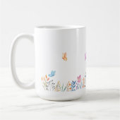Einfache Blume Design Tasse (Links)