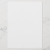 Einfache Blume Elegante Hochzeit Menükarte (Rückseite)