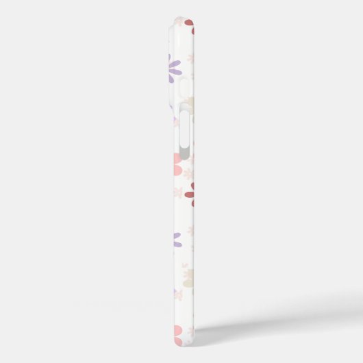 Einfache Blume Gemustert Case-Mate iPhone Hülle (Rückseite / Links)