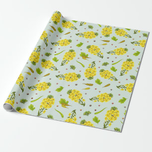 Einfache Blume Geschenkpapier