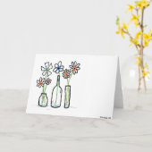 Einfache Blume Karte (Gelbe Blume)