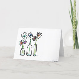 Einfache Blume Karte