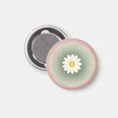Einfache Blume Magnet (Vorderseite/Rückseite)