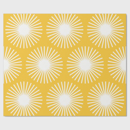 Einfache Blume nahtloses Musterdesign. Skandinavie Geschenkpapier (Flach)