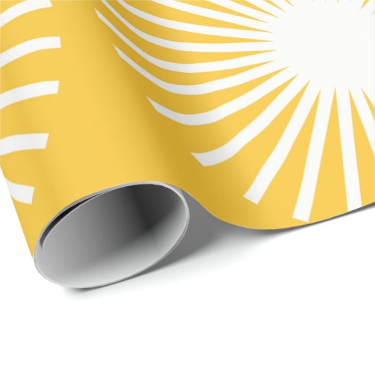 Einfache Blume nahtloses Musterdesign. Skandinavie Geschenkpapier (Rolleneckpunkt)