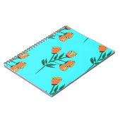 Einfache Blume Notizblock (Linke Seite)