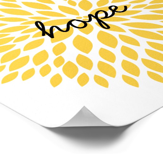 Einfache Blume Poster (Ecke)