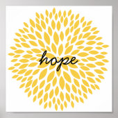 Einfache Blume Poster (Vorne)