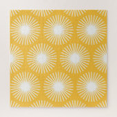 Einfache Blume: Skandinavisches nahtloses Design. Puzzle (Vertikal)