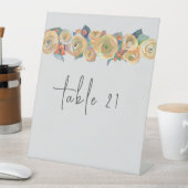 Einfache Blume Sockelschild (In Situ)