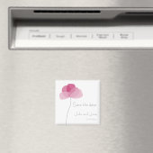 Einfache Blume Speichern des Datums Magnet (In Situ (Geschirrspüler))