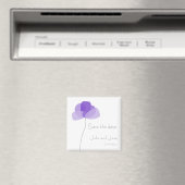 Einfache Blume Speichern des Datums Magnet (In Situ (Geschirrspüler))