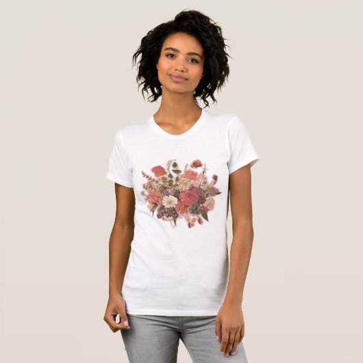 Einfache Blume T-Shirt (Vorne ganz)