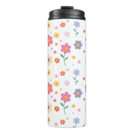 Einfache Blume Thermosbecher