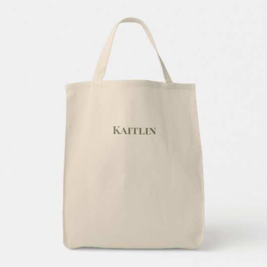 Einfache Blume Tragetasche (Rückseite)