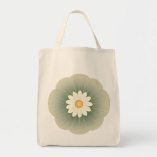 Einfache Blume Tragetasche