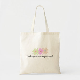 Einfache Blume und Kurzes Angebot Tragetasche