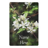 Einfache Blume Wasserfarbe Mini Klemmbrett (Rückseite)