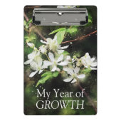 Einfache Blume Wasserfarbe Mini Klemmbrett (Vorderseite)