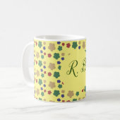 Einfache Blumen Kaffeetasse (Vorderseite Links)