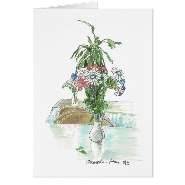 Einfache Blumenanordnung (Vorne)