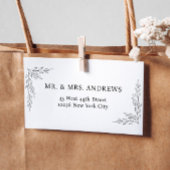 Einfache Blumenbezeichnungen Gummistempel