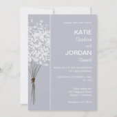 Einfache BlumenBouquet-Einladung Einladung (Vorderseite)