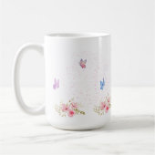 Einfache Blumendesign-Tasse Kaffeetasse (Links)