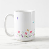 Einfache Blumendesign-Tasse Kaffeetasse (Links)
