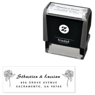 einfache Blumenhochzeit Permastempel