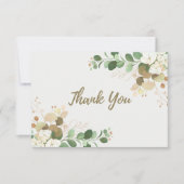 Einfache Blumenkarte Mitteilungskarte (Vorderseite)