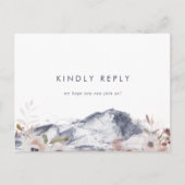 Einfache Blumenkarte UAWG Postkarte (Vorderseite)