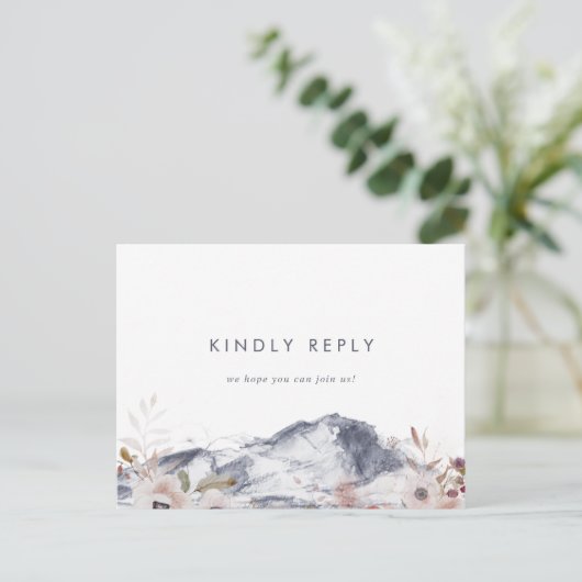 Einfache Blumenkarte UAWG Postkarte (Stehend Vorderseite)