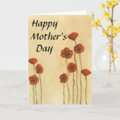 Einfache Blumenkarte zum Muttertag Karte (Gelbe Blume)