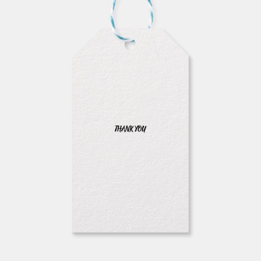 EINFACHE BLUMENKUNST GESCHENKANHÄNGER (Rückseite)