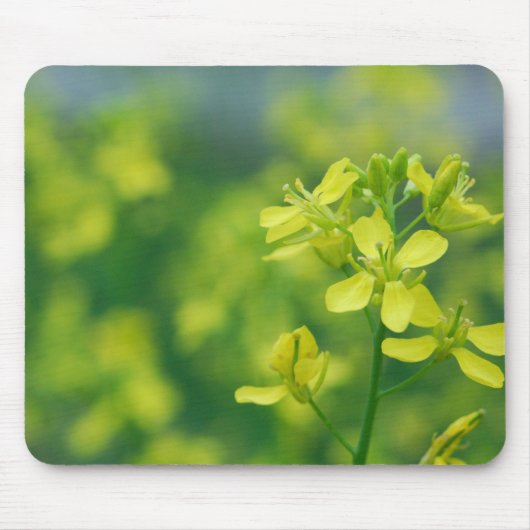 Einfache Blumenmousepad Mousepad (Vorne)
