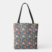 Einfache Blumenmuster Tasche (Rückseite)
