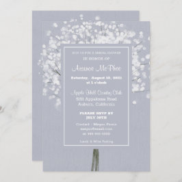 Einfache Blumenstrauß Brautdusche Einladung