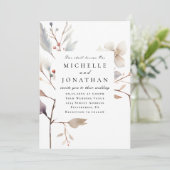 Einfache Blumenzwiebeln werden zu einer Christlich Einladung (Stehend Vorderseite)