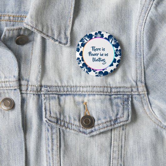Einfache Blumige Heritage-Feier-Schaltfläche Button (Beispiel)