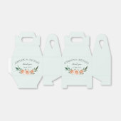 Einfache Blush-Blues-Hochzeit Geschenkschachtel (Ungefaltet)