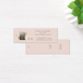 Einfache Blush-Logo-Bekleidungsmarke (Schreibtisch)