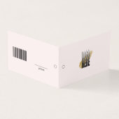 Einfache Blush-Logo-UPC-Kleidung Preis-Markierung (Vorderseite)