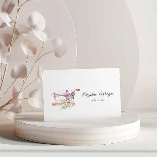 Einfache Blütensägemaschine Visitenkarte