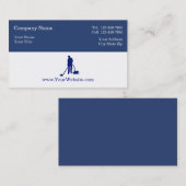 Einfache Bodenbelag-Visitenkarten Visitenkarte (Vorne/Hinten)