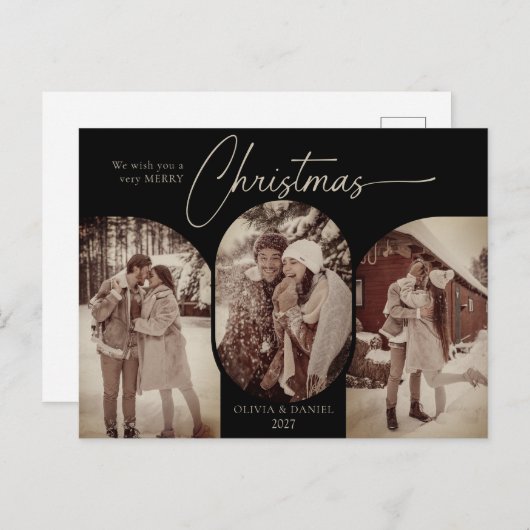 Einfache Bögen formen 3 Foto Schwarze Weihnachten (Vorne/Hinten)