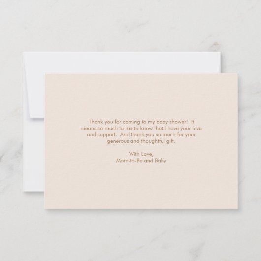 Einfache Bohemische Arch Pampas Grass Dankeschön K Dankeskarte (Rückseite)